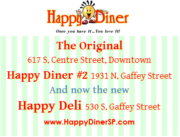 Happy Diner three locations
