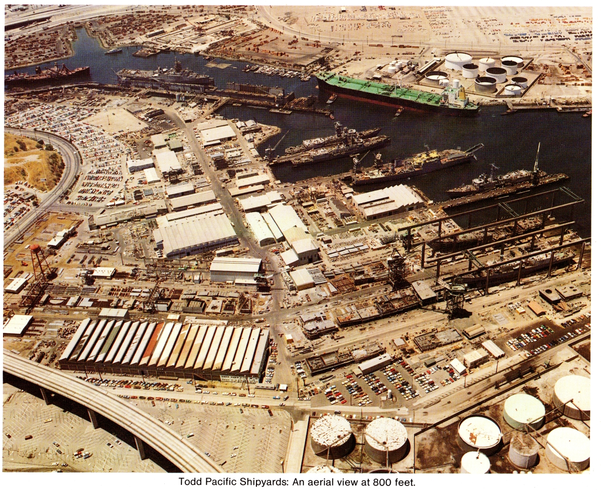Todd Shipyard aerial view