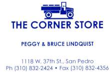 The Corner Store business card
